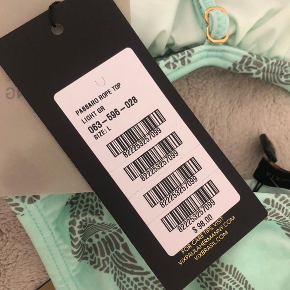 NWT ViX Passaro Rope Bikini set Sz L/S - Picture 8 of 9